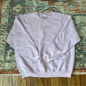 ARIANA GRANDE Breakup With Your BF Purple Sweatshirt